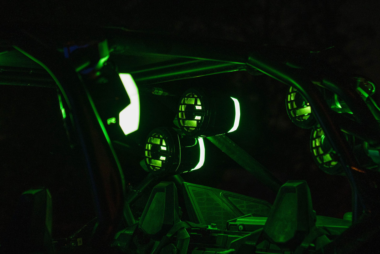Roswell OFFROAD Firefly 6.5" Cage Speaker Package w/ RGB Remote