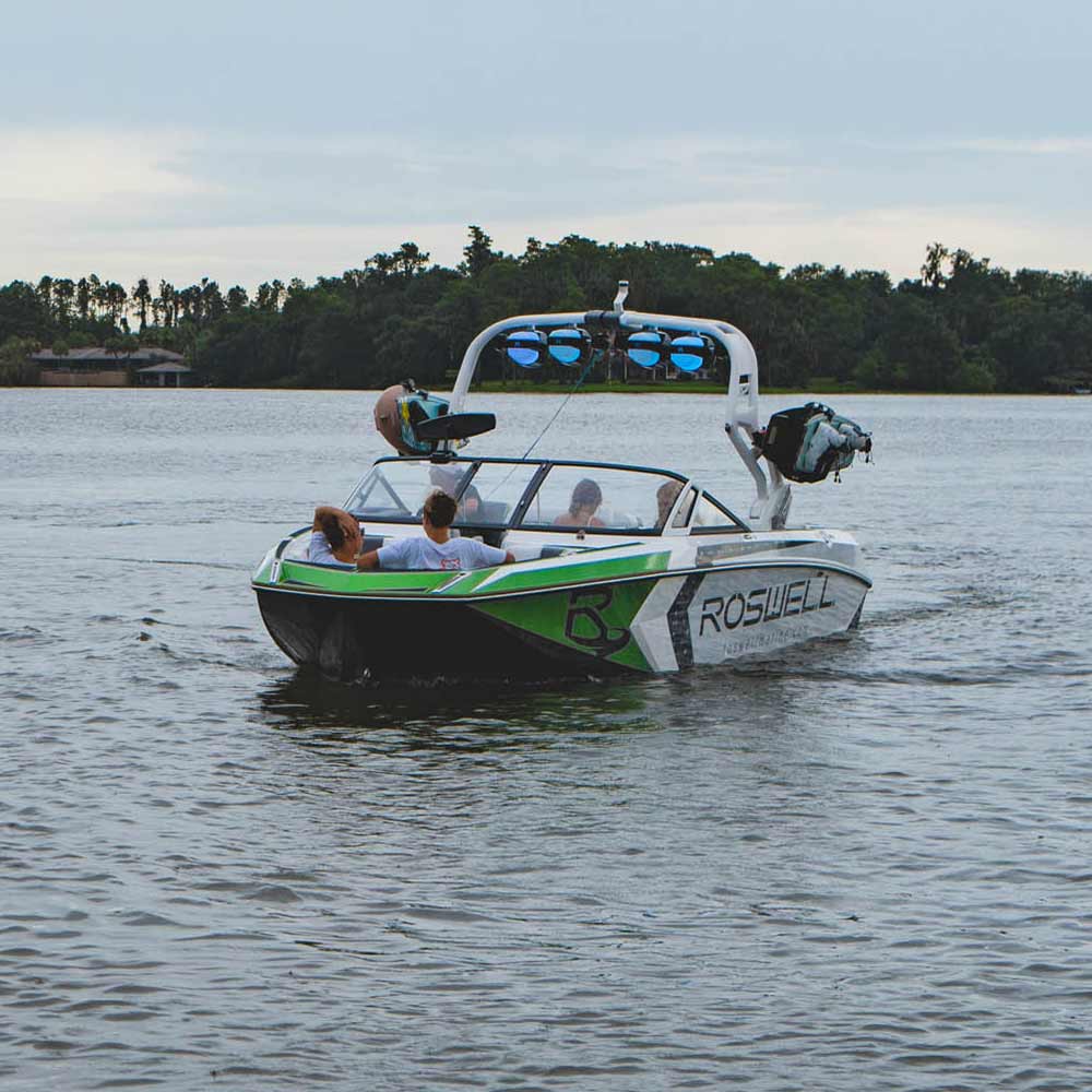 Roswell Marine Audio R1 Pro Boat Tower Speaker on Nautique G23