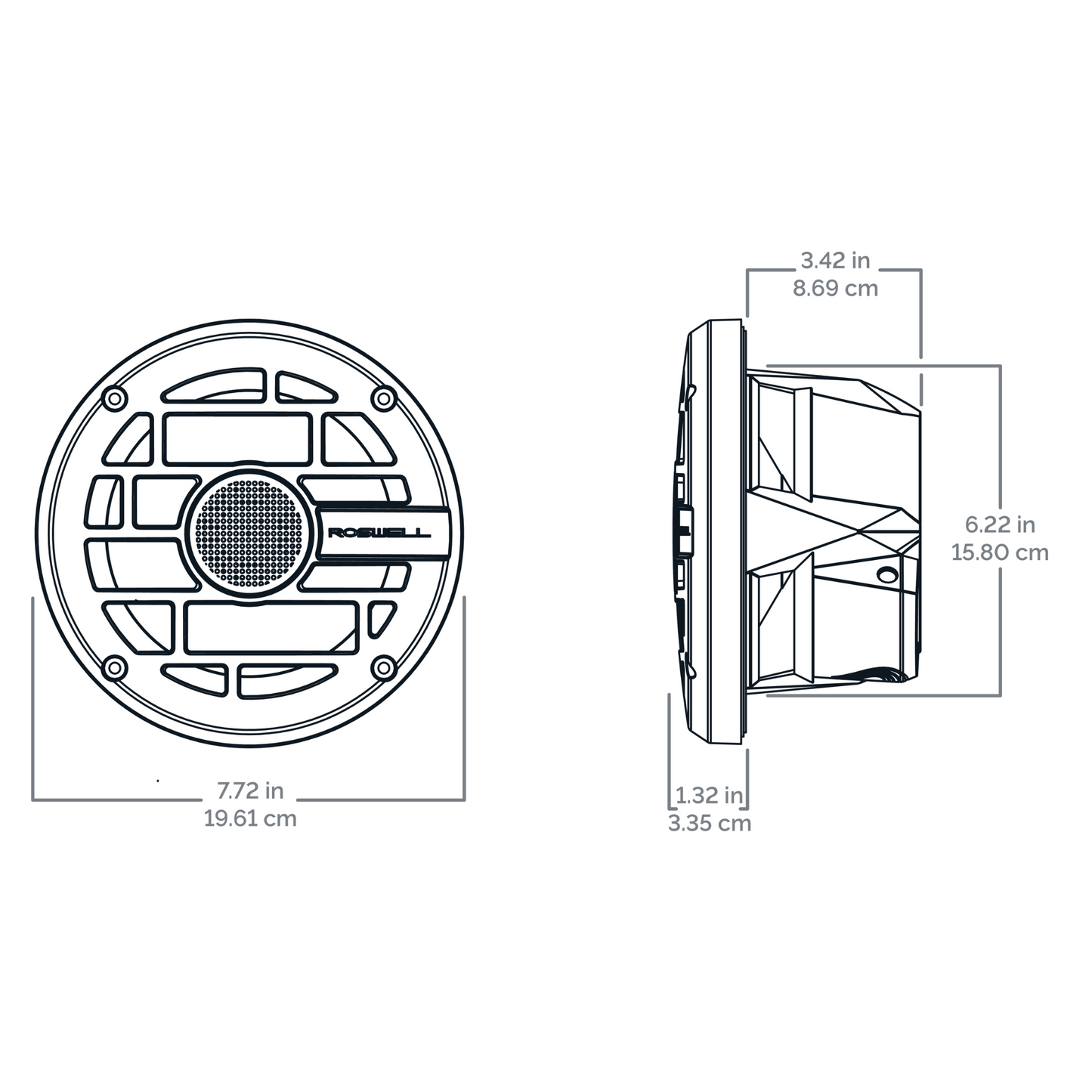 R 6.5" Marine Speaker