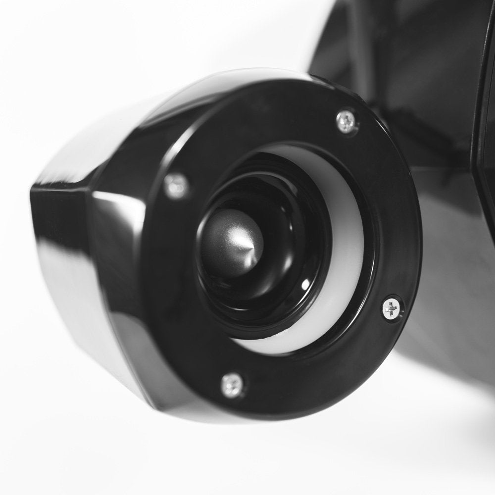 Roswell Marine's R1 Pro Tower Speakers side-mounted tweeter