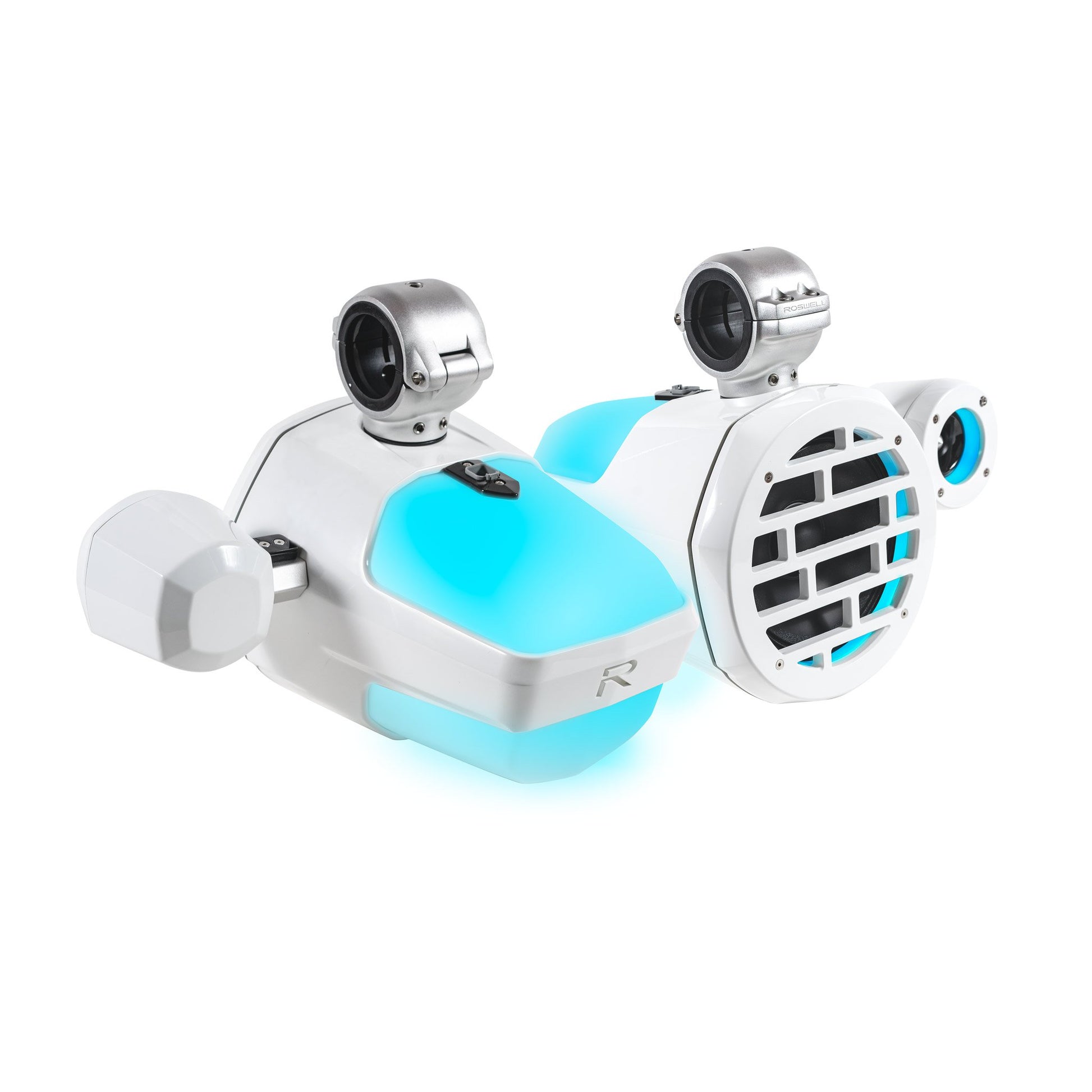 Roswell Marine Audio R1 Pro Tower Speakers White Grill