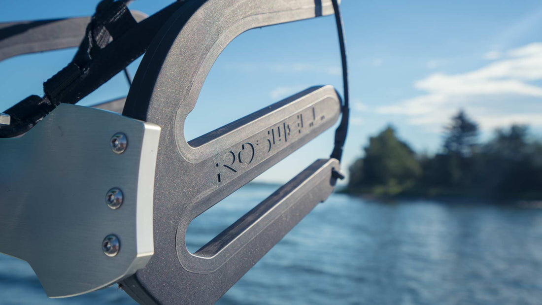 Close-up imagine of Roswell Marine board rack