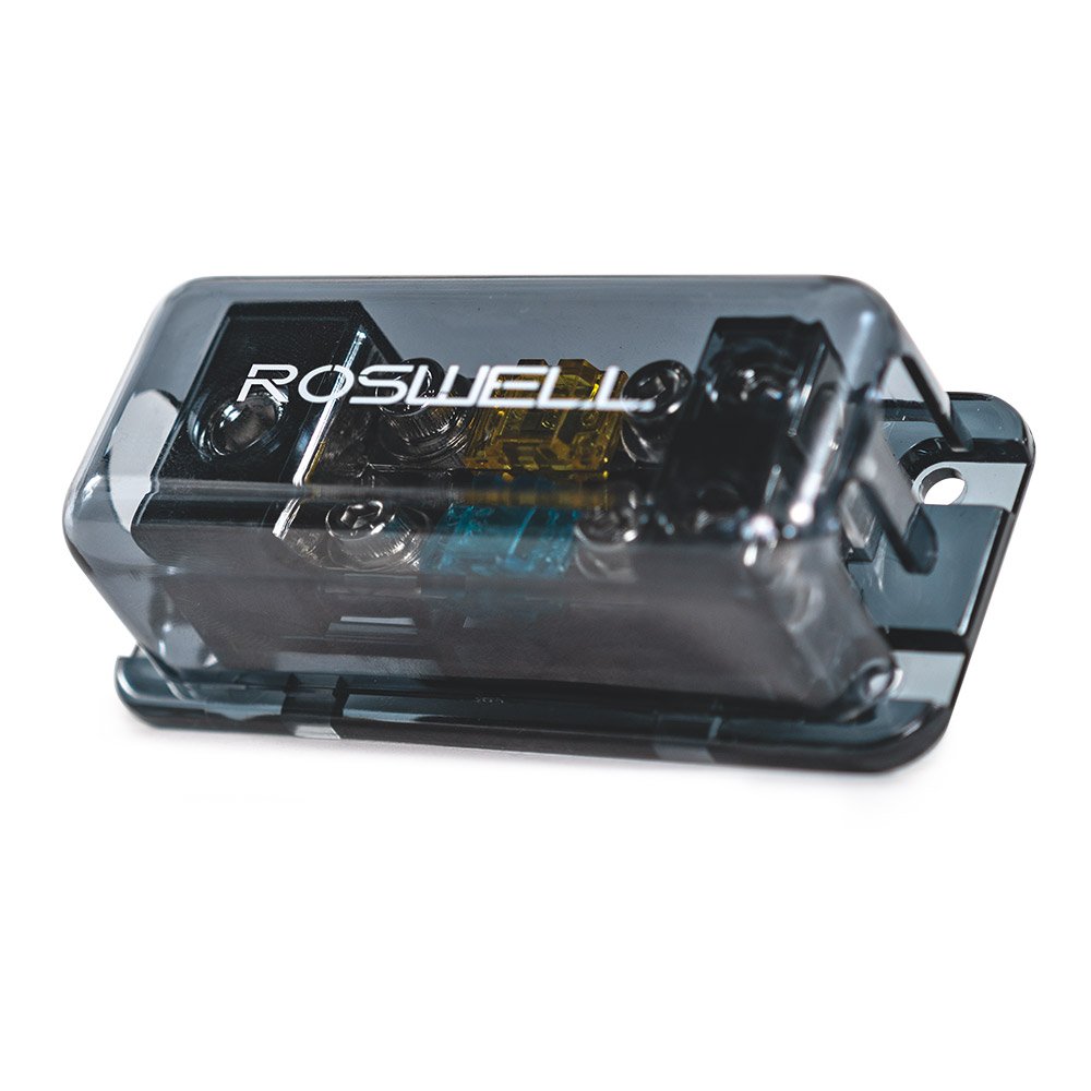 Roswell Marine Audio distribution block 1 in 2 out fused