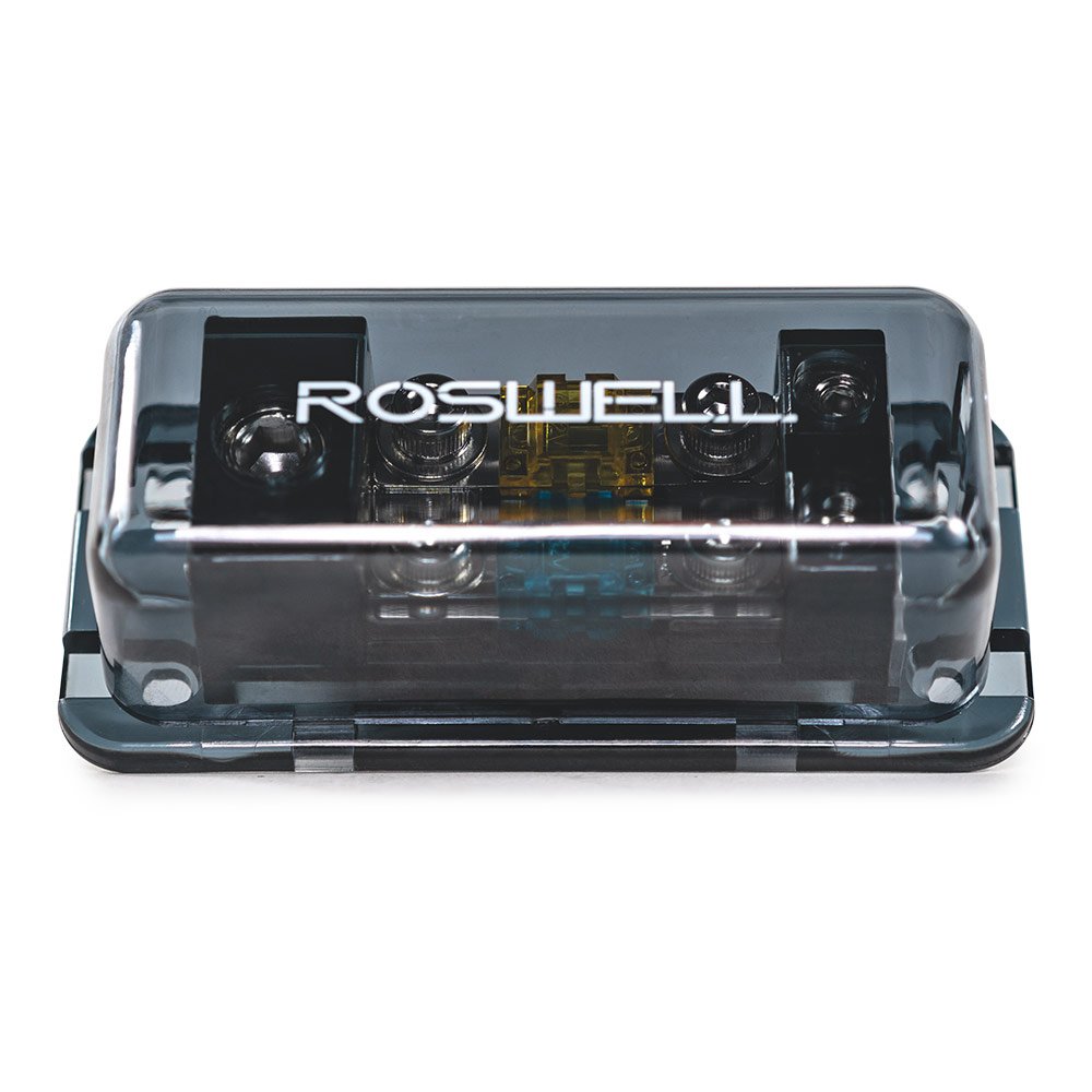 Roswell Marine Audio distribution block 1 in 2 out fused