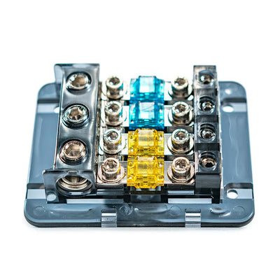 Roswell Marine Audio distribution block 1 in 4 out fused